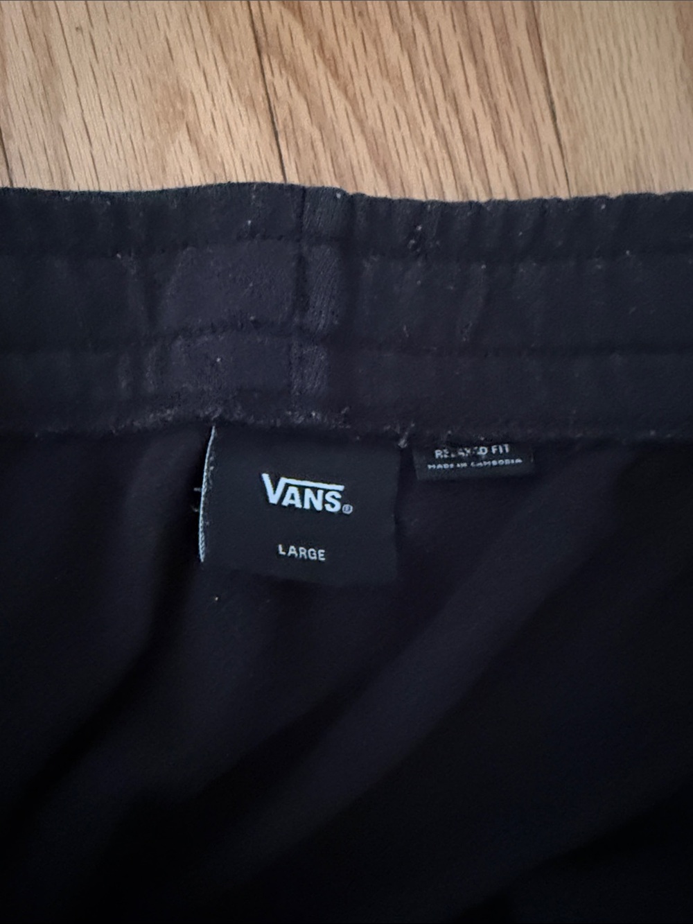 Vans Black Elastic Waist Shorts - Picture 4 of 6